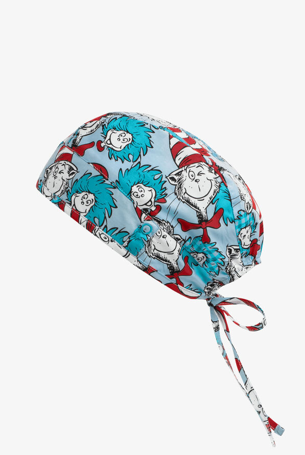 Cherokee Tooniforms Dr. Seuss Some Things Unisex Print Scrub Hat - null - 1
