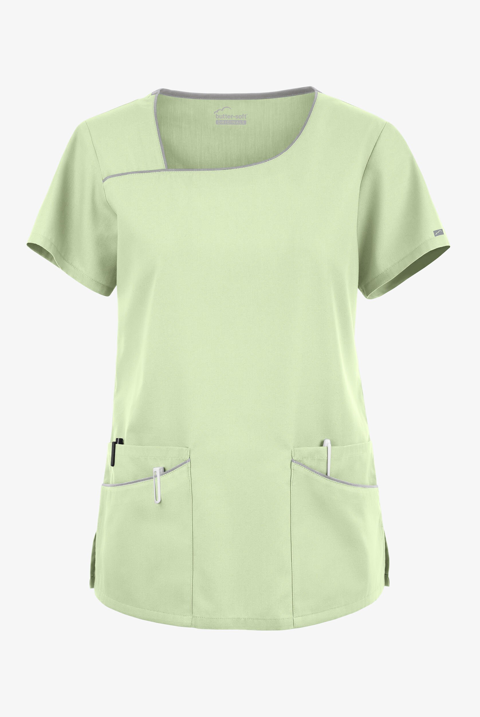 ●GREEN BUTTER●Silky U-Neck ワンピース(4color) Ruched Squareneck One-piece For Women | J.Crew
