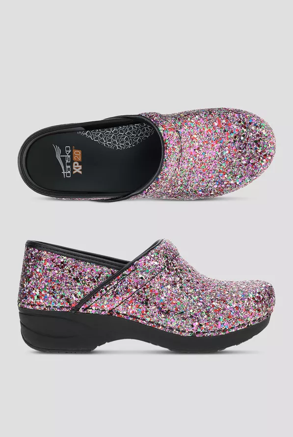 Dansko Women's XP 2.0 Slip Resistant Party Glitter Clogs, Nursing Dansko Women's XP 2.0 Slip Resistant Party Glitter Clogs, Nursing