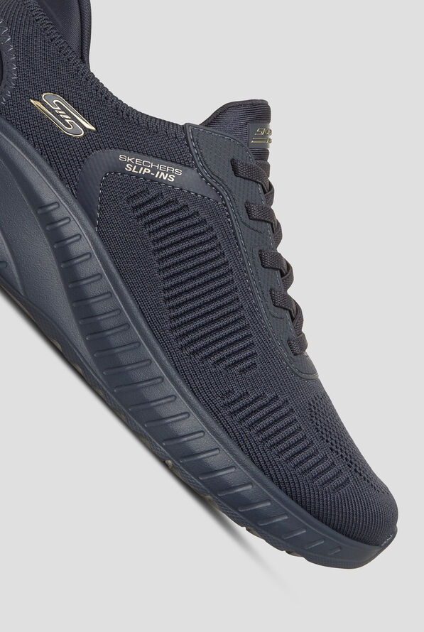 Skechers Bobs Sport Dark Navy Women's Slip-Ins Bungee Mesh Sneaker - null - 3