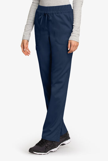 Cherokee Workwear Revolution Women's 5-Pocket STRETCH Drawstring Cargo Scrub Pants