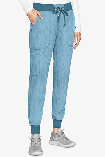 Med Couture Touch Women's 5-Pocket STRETCH Cargo Yoga Jogger Scrub Pants