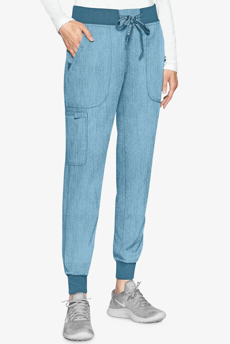 Med Couture Touch Women's 5-Pocket STRETCH Cargo Yoga Jogger Scrub Pants