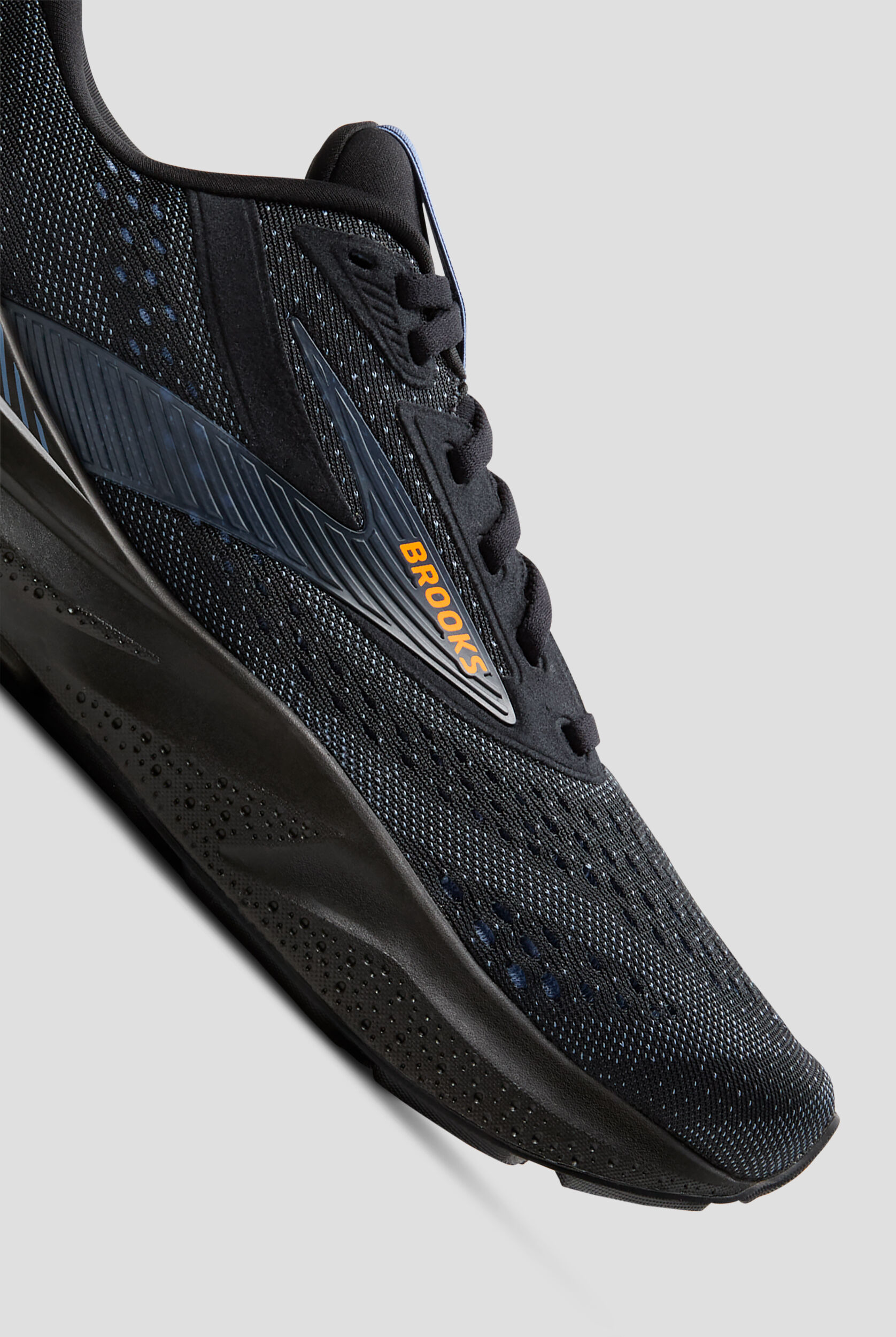 Brooks Men's Adrenaline GTS 24 Black/Country Blue/Orange Athletic