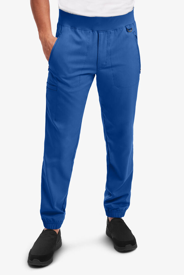 Pantal&oacute;n m&eacute;dico Healing Hands Purple Label Dante estilo jogger con 4 bolsillos para hombre - Royal - 1