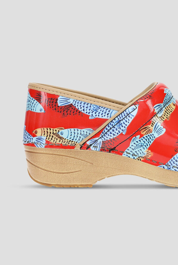 Dansko Women's XP 2.0 Slip Resistant Sardines Patent Leather Clogs - null - 4