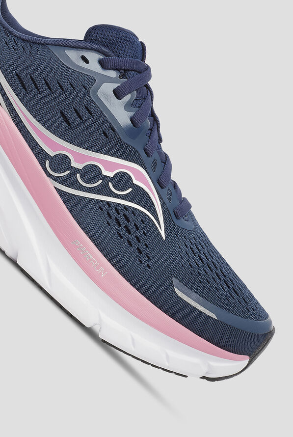 Zapatillas deportivas Saucony Guide 18 Navy/ Orchid con cordones para mujer - null - 3
