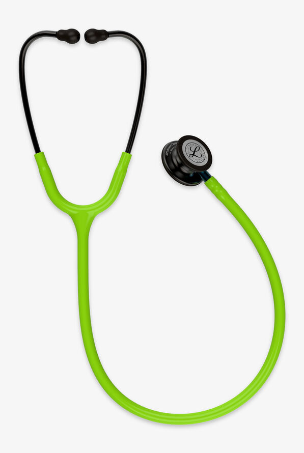 3M™ Littmann® Classic III™ Smoke Finish Stethoscope - Lime Green - 1