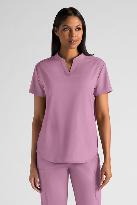 Butter-Soft STRETCH FLXTEK+ Women's 2-Pocket Oversized Henley Scrub Top