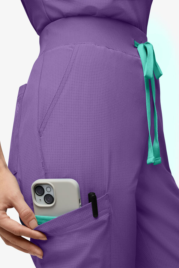 Easy Stretch EcoGrid Adela Women's 6-Pocket Jogger - Ultraviolet Light - 3