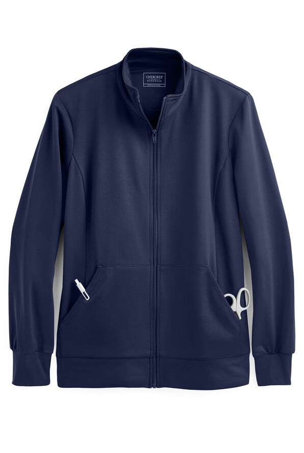 Cherokee Workwear Revolution Unisex Scrub Jacket, Stretch Scrubs