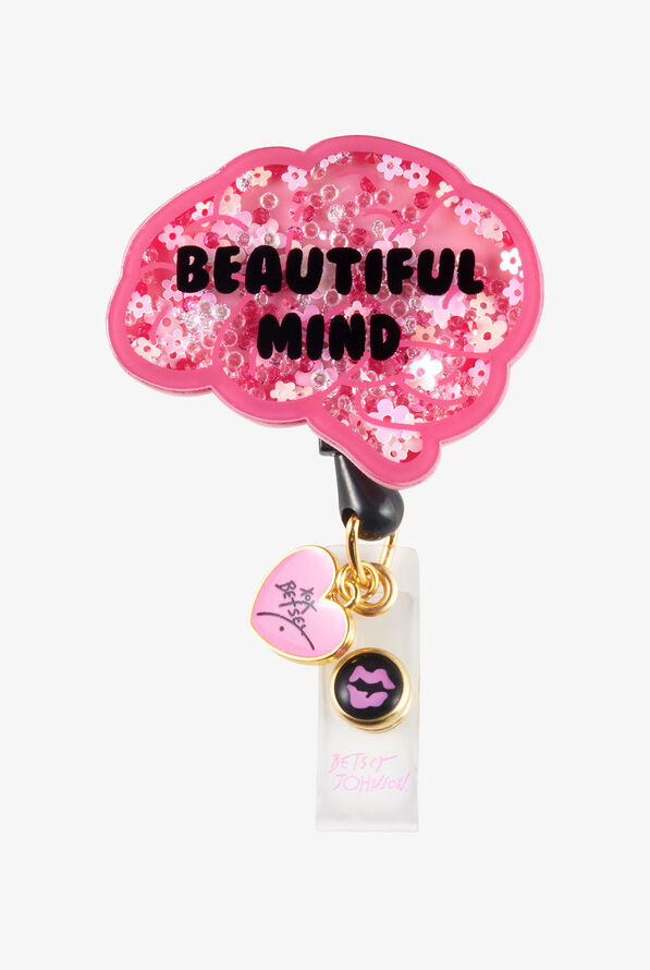 Betsey Johnson Brainy Shaker ID Badge Holder - null - 1