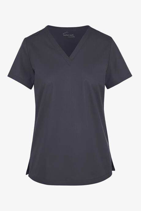Butter-Soft STRETCH Women's V-Neck Tuck In Top