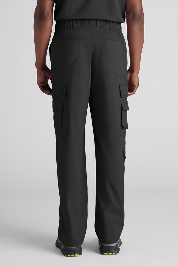 Advantage STRETCH Men's 10-Pocket Cargo Scrub Pant - Black - 7