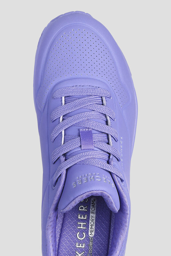 Skechers Street UNO - STAND ON Air Lilac Athletic Lace Up Shoes - null - 2