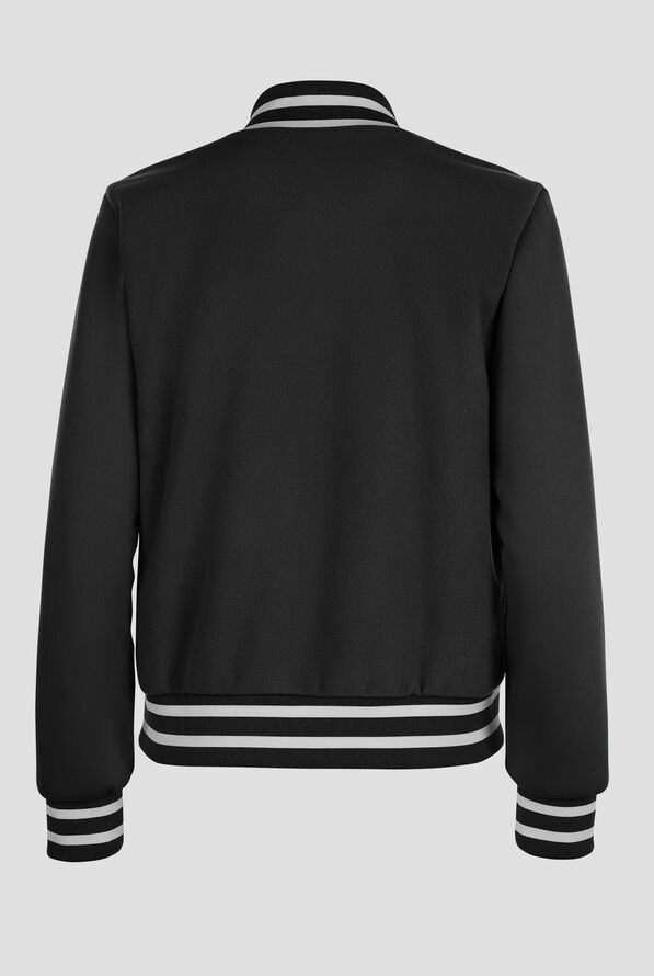 Infinity PURSUIT Women's 3-Pocket STRETCH Sports Bomber Scrub Jacket - Black - 2