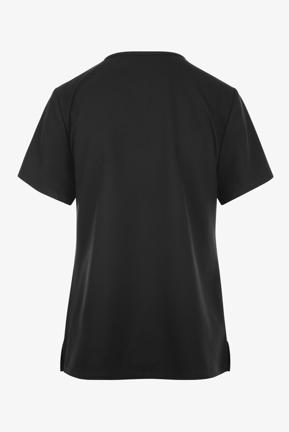 Cherokee Workwear Originals Ultra Women's 2-Pocket V-Neck Scrub Top - Black - 2