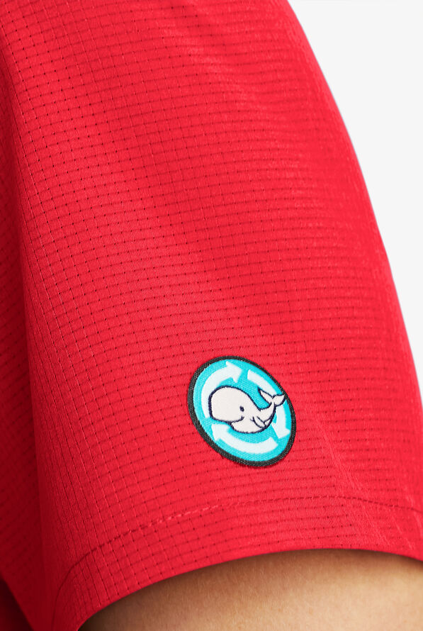 Easy Stretch EcoGrid Alana Women's 3-Pocket Scrub Top - Atomic Red - 2