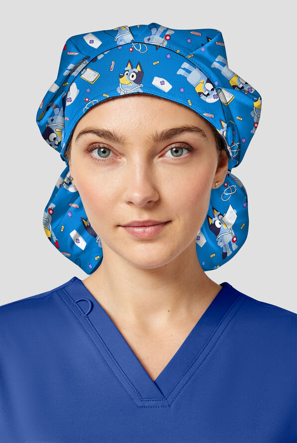 Gorro m&eacute;dico estampado unisex Tooniforms Disney's Nurse Bluey STRETCH estilo bouffant - null - 4