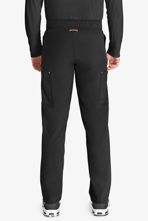 Dickies EDS NXT Men's 4-Pocket STRETCH Snap Fly Front Cargo Utilitarian Scrub Pants - Black - 3