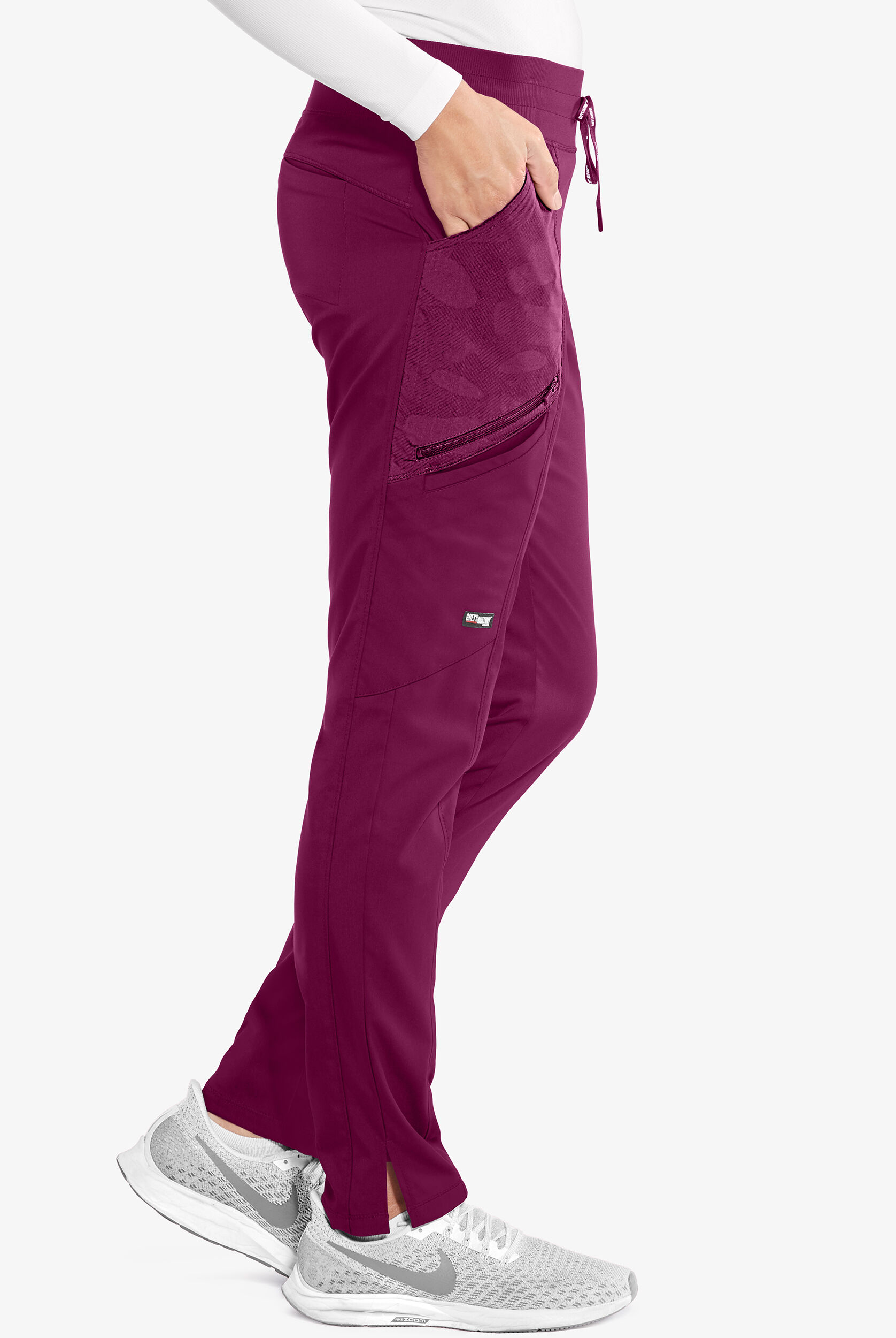 Pantalón médico Grey's Anatomy Spandex Stretch estilo cargo con paneles  Cloud Mesh, Pantalones de Enfermería