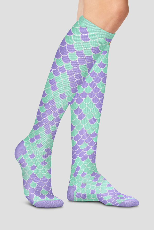 Cherokee Shimmer and Shine Women's 10-15 mmHg Wide Light Compression Socks - null - 3