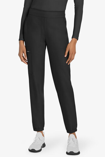 Pantal&oacute;n m&eacute;dico Cherokee Workwear Originals Ultra estilo cargo jogger con frente plano y 5 bolsillos para mujer