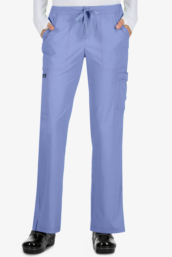 koi Basics Women's Holly Cargo Scrub Pants Stretchy Scrub Pants