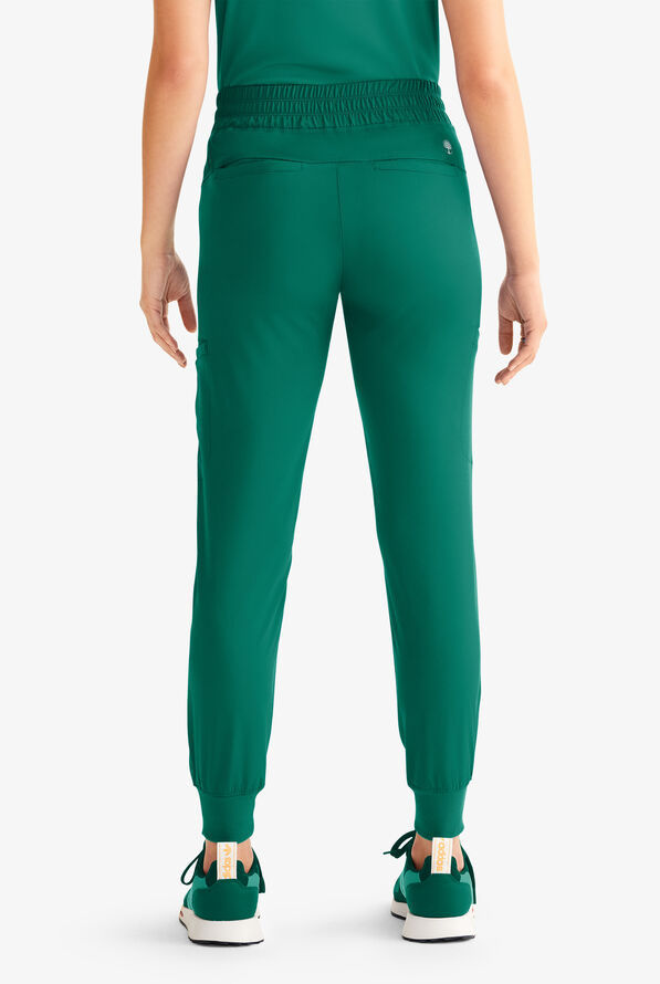 HH Works by Healing Hands Rhea Women's 6-Pocket STRETCH Cargo Jogger Scrub Pants - Hunter - 3