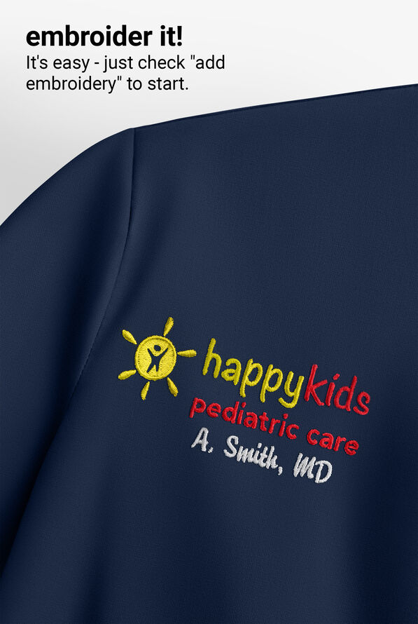 Blusa m&eacute;dica Movement by Butter-Soft con cremallera y 6 bolsillos para mujer - Navy - 5