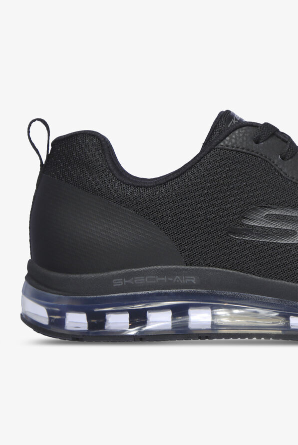 Skechers Work Men's Black Skech-Air Chamness Lace Up Athletic Shoes - Black - 4