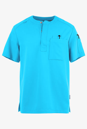 Camisa m&eacute;dica MOVEMENT by Butter-Soft Eclipse Henley con 3 bolsillos para hombre 