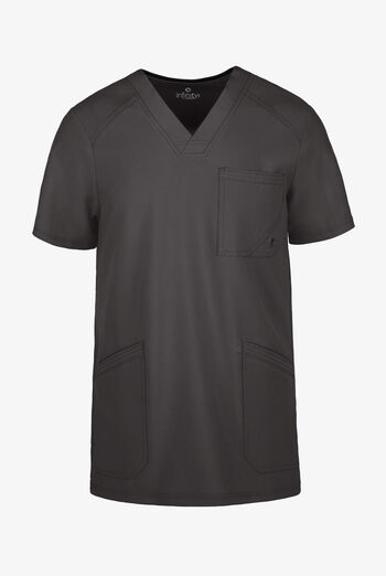 Camisa m&eacute;dica Cherokee Infinity con 2 bolsillos y paneles laterales de tejido para hombre 