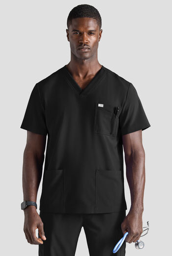 Easy STRETCH Men's 5-Pocket V-Neck Scrub Top