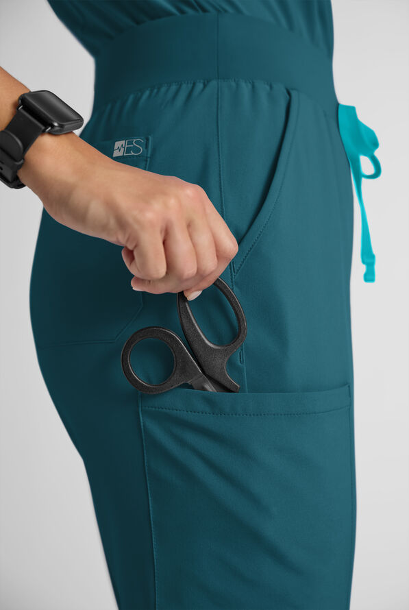 Conjunto de uniforme m&eacute;dico Easy STRETCH para mujer - Caribbean Blue - 10