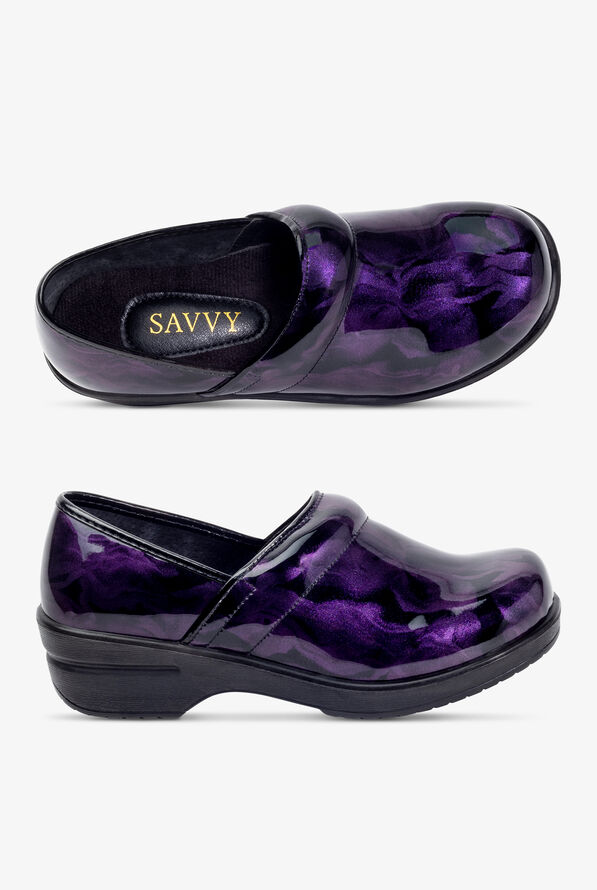 Savvy Women's Brandy Deep Wave Nursing Clogs - null - 1
