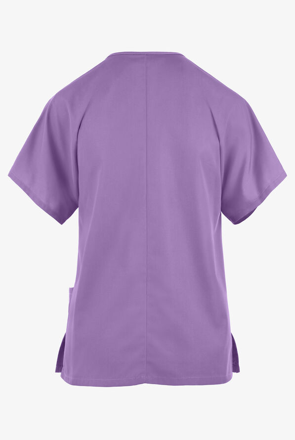 Blusa médica Cherokee Workwear con cuello en V y 3 bolsillos para mujer - Orchid - 2