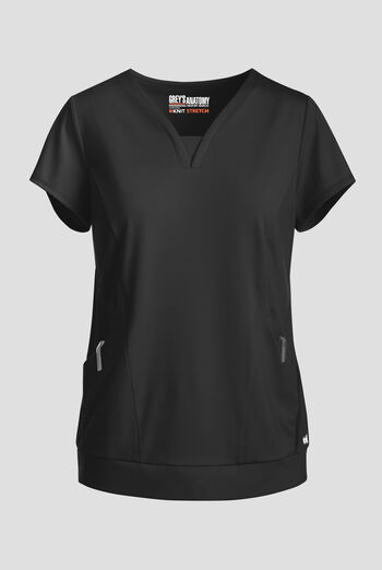 Blusa m&eacute;dica Grey's Anatomy by Barco Spandex Knit Motivate STRETCH con cuello en V y 2 bolsillos para mujer