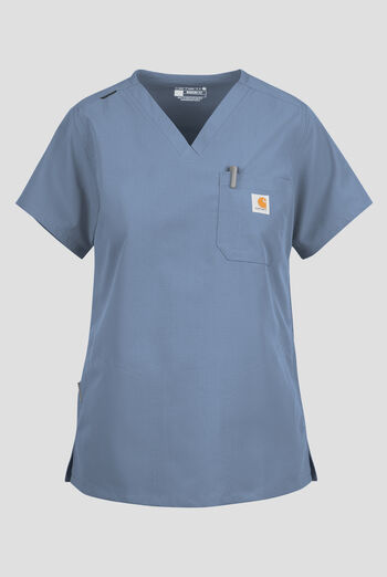 Carhartt FLD & RSCU Rugged Flex Women's 4-Pocket STRETCH V-Neck Scrub Top