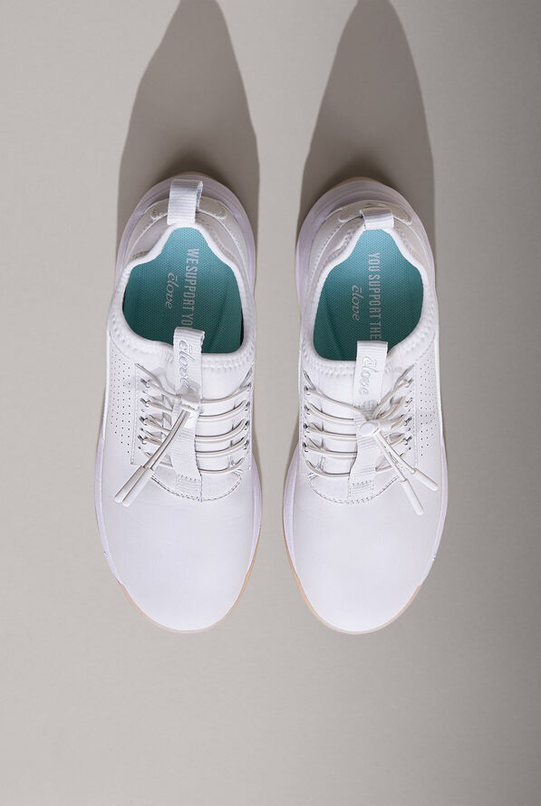 Clove Classic Brilliant White Women's Bungee Athletic Shoe - White - 2