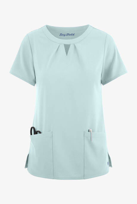 Easy STRETCH Salma Women’s 3-Pocket Keyhole Neck Scrub Top