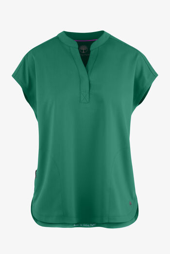 Healing Hands Purple Label Journey Women's 2-Pocket STRETCH Dolman Sleeve Mandarin Collar Scrub Top