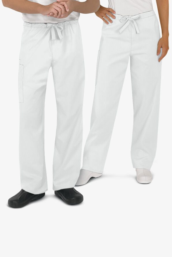 Strictly Scrubs Unisex Scrub Set - White - 3