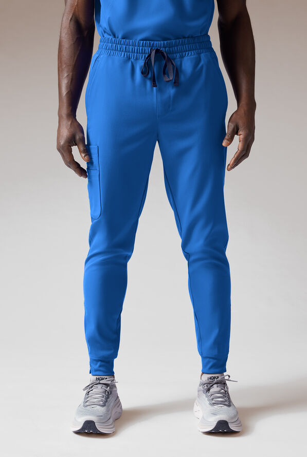 Pantalón médico Hypothesis Tactical estilo jogger con piernas delgadas y 9 bolsillos para hombre - Royal - 1