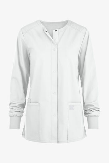 Chaqueta m&eacute;dica Cherokee Workwear Professionals con botones a presi&oacute;n y 3 bolsillos para mujer