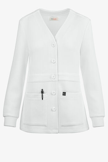 Cardig&aacute;n m&eacute;dico koi Essentials Clarrisa  STRETCH con cuello en V y 2 bolsillos para mujer
