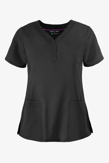 Blusa médica Healing Hands Purple Label Jane STRETCH con 2 bolsillos para mujer