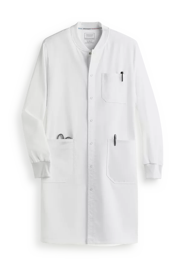 Tech Lab Coat Workwear Revolution Tech Unisex Snap Front Lab Coat, Lab Coats