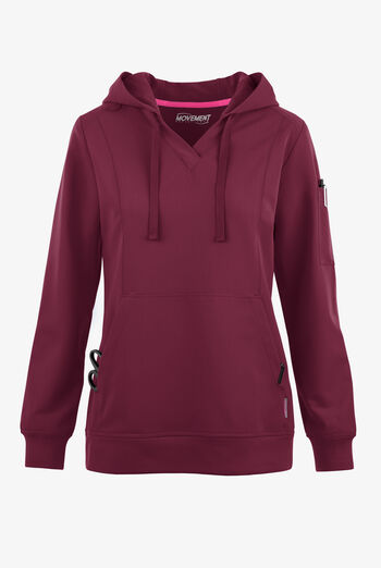 Sudadera médica MOVEMENT by Butter-Soft Sirius STRETCH con capucha y 4 bolsillos para mujer