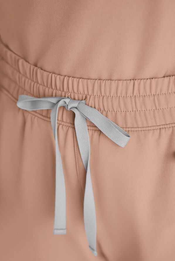 Pantal&oacute;n m&eacute;dico ReSurge Topaz con cord&oacute;n ajustable y 11 bolsillos para mujer - Warm Terrazzo - 6